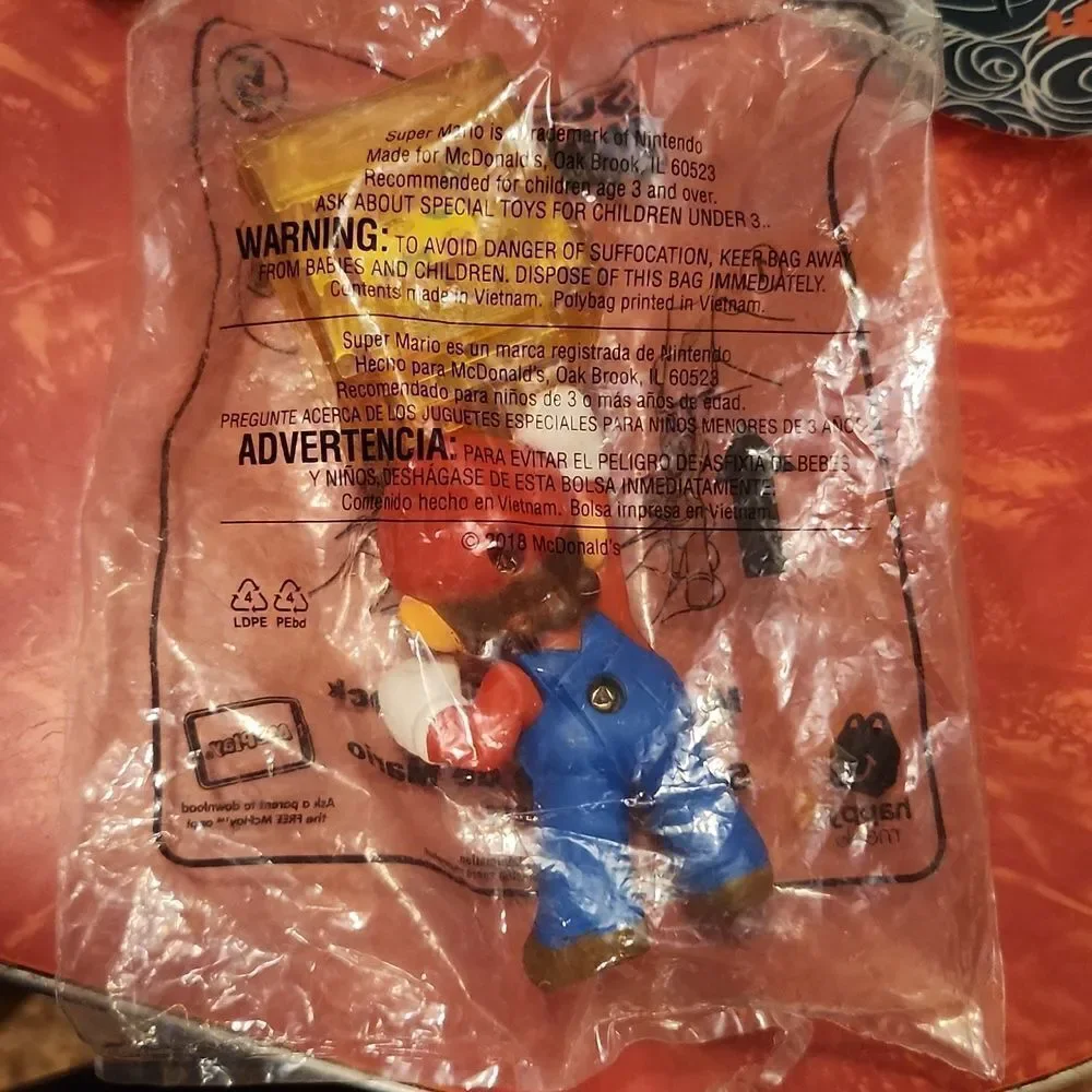 Super Mario Power Up Block McDonalds Happy Meal Toy 2018 NIP
